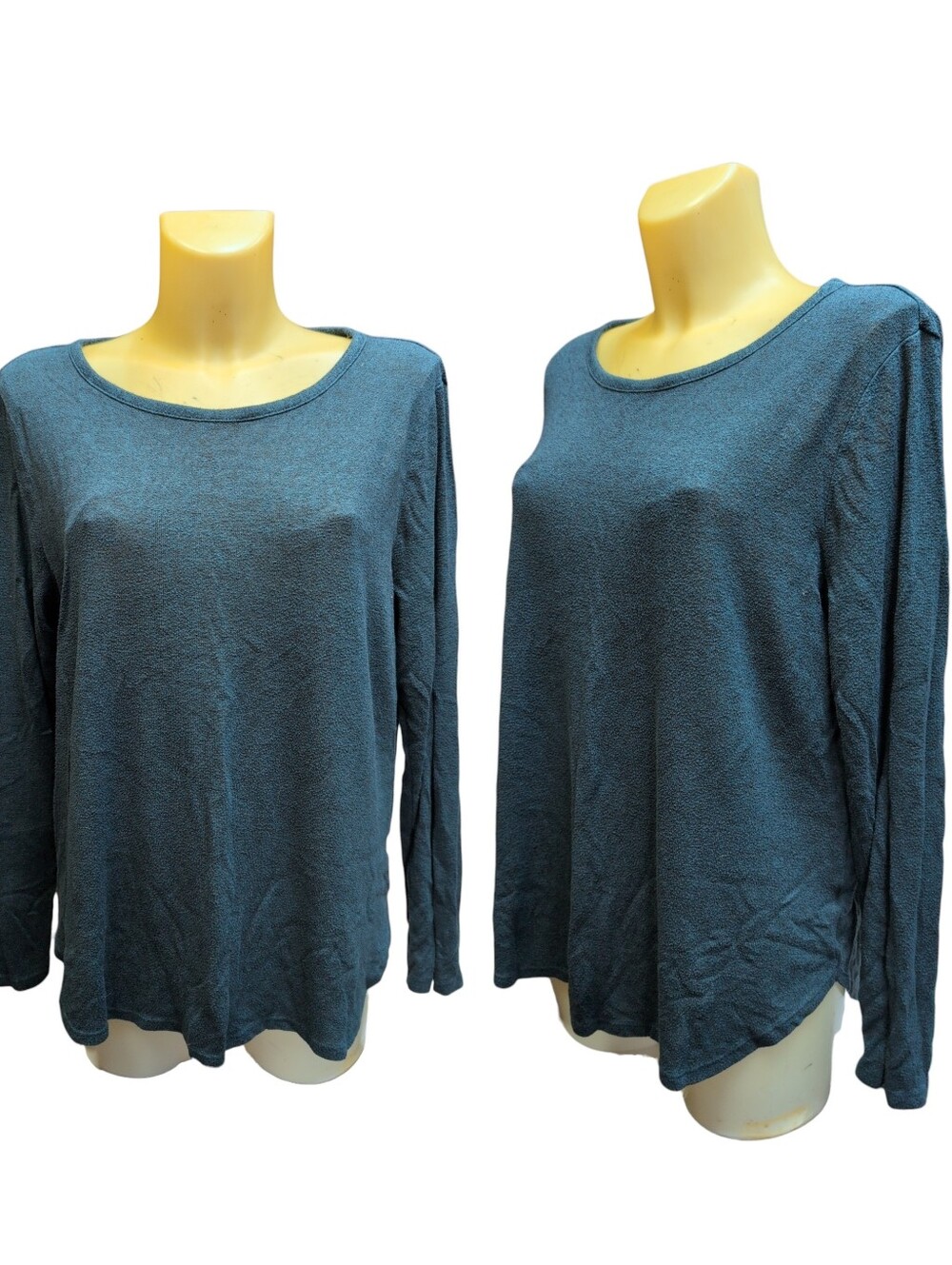 OLD NAVY Solid Blue Long Sleeve Shirt